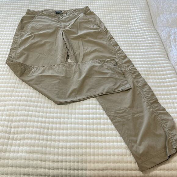 Royal Robbins Khaki Hiker Active Pants Size 6 - Picture 1 of 5